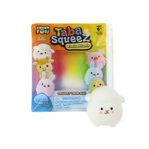 Crazy Fun® Taba-Squeez Flocked Toy Mini Squishy Set - Lamb